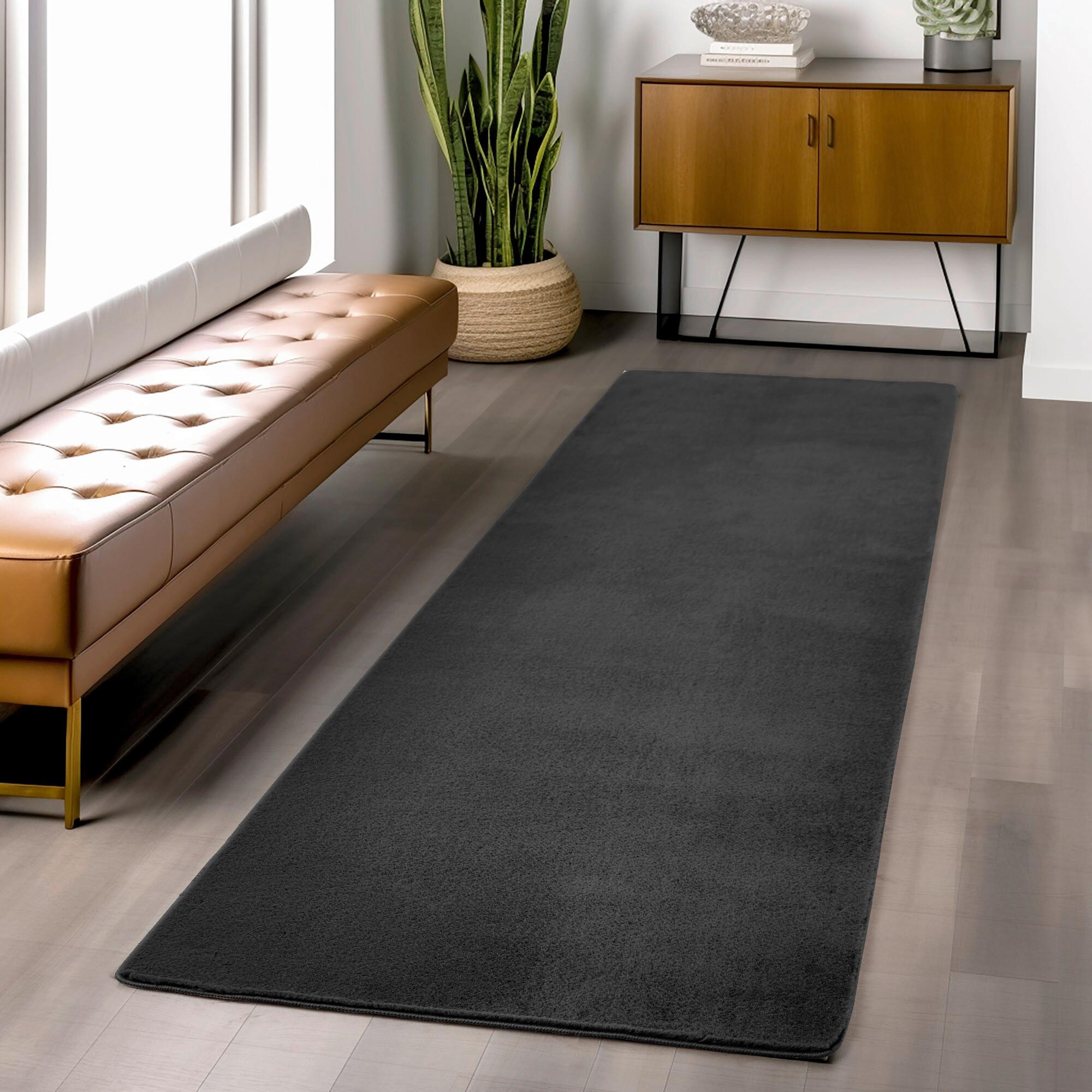 Tekač Joy, Črna, 80x250cm - črna, Design, tekstil (80/250cm)