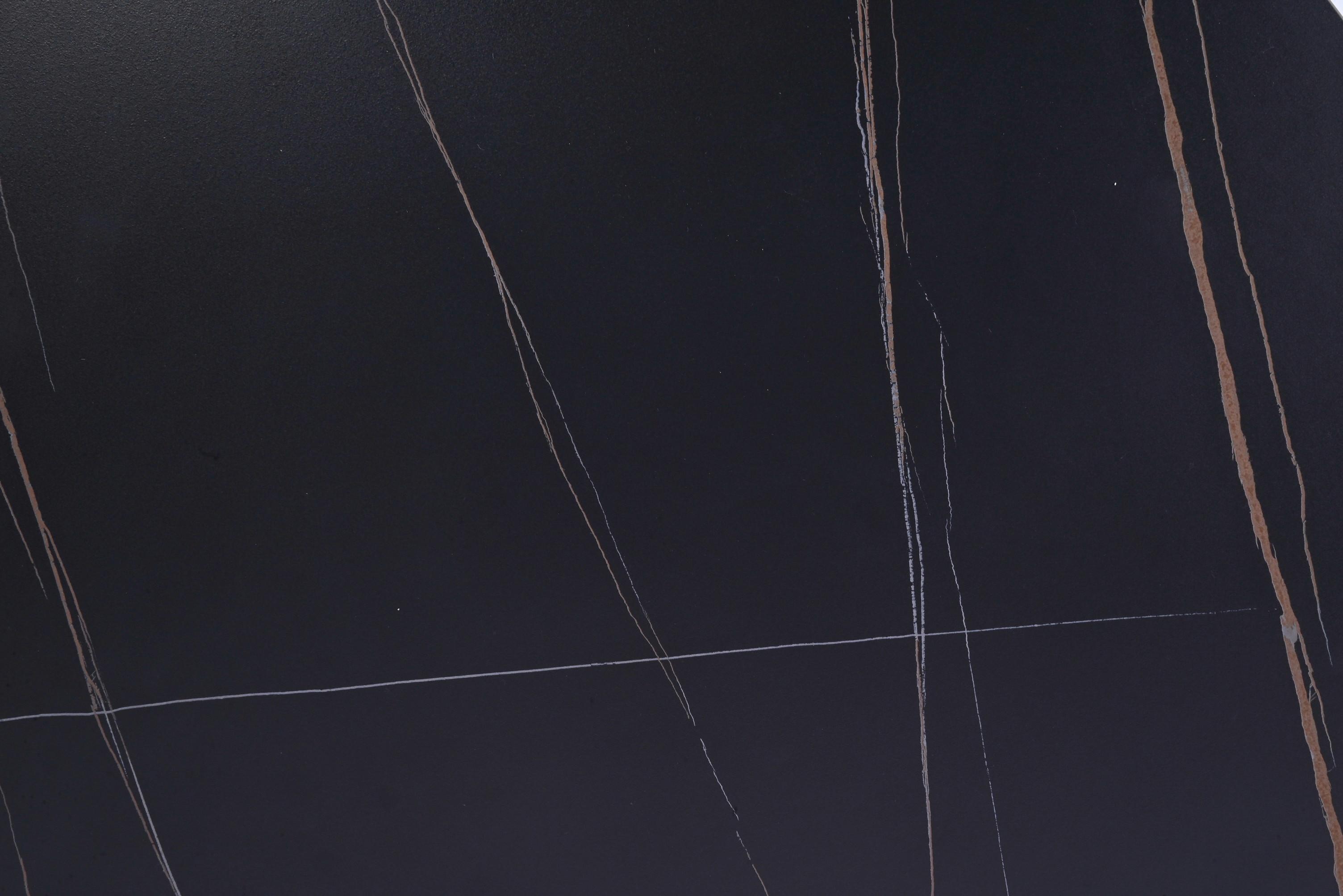 SOFFBORD MONZA - svart, Modern, metall/keramik (80/80/43cm) - Mömax