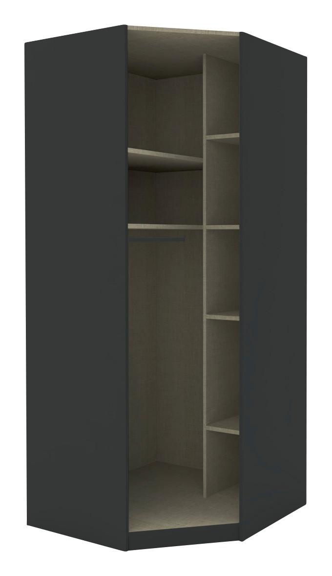 Eckschrank "UNIT" in Anthrazit - Anthrazit, MODERN, Holzwerkstoff (91,1/210/91,1cm) - Based