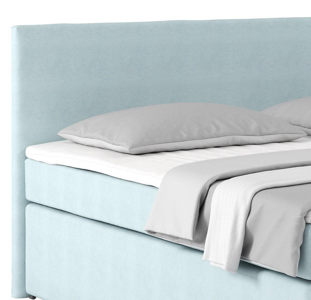 Boxspring Krevet Nero - boje mente/boje kroma, Konvencionalno, tekstil/metal (180/200cm) - Best Price