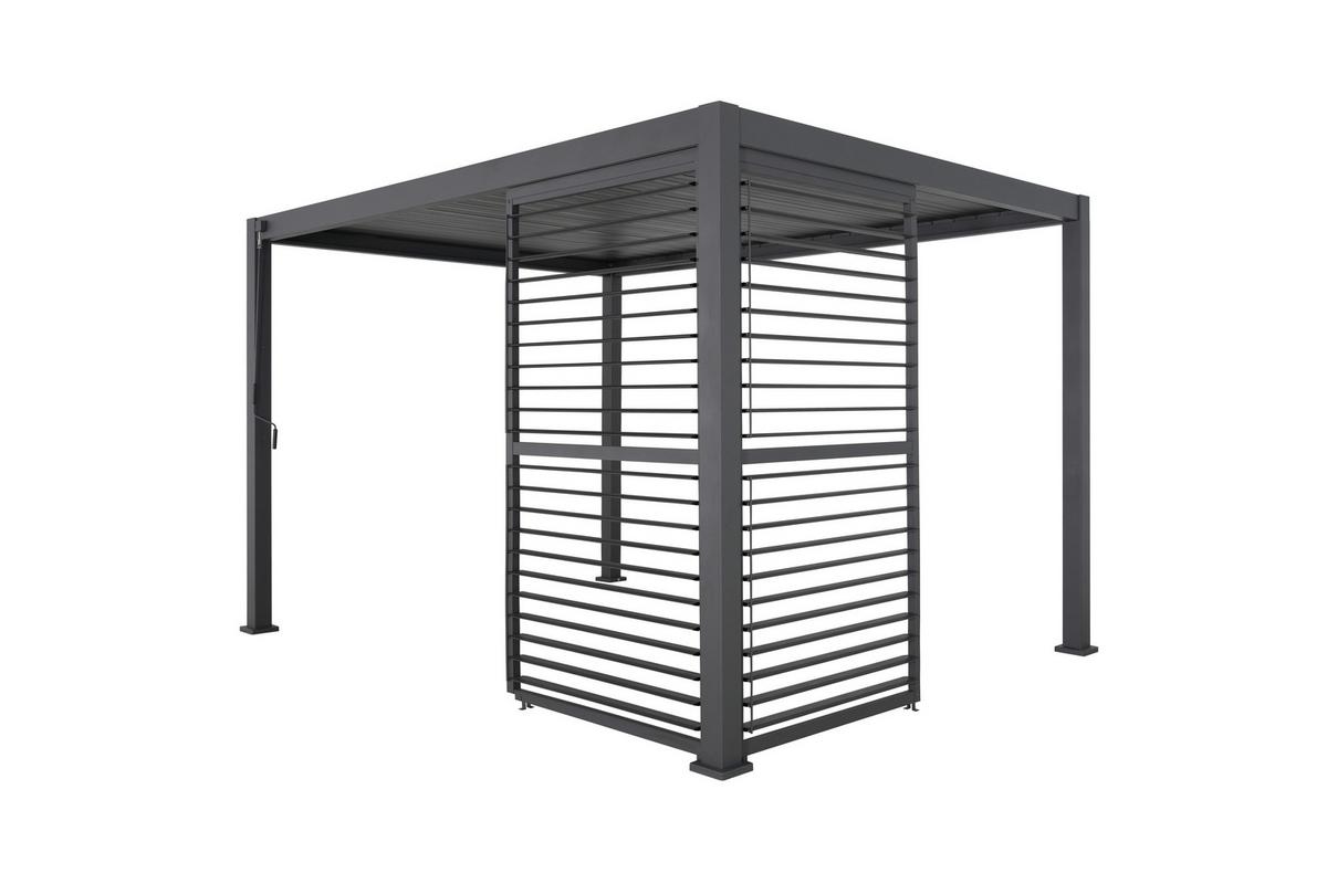 Stranski Del Za Pergolo Classic, Antracit, 113x240cm - antracit, Moderno, kovina (113/240/10cm) - Gardenson