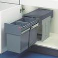 Einbauabfallsammler 740100 - Grau (25,5/40/48cm) Einbauabfallsammler 740100 - Grau (25,5/40/48cm)