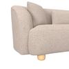 CANAPÉ D'ANGLE ALBA - crème/couleur chêne, MODERN, textile/bois (256/166cm) - Bessagi Home