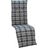Relaxsesselauflage Belgrad ca. 171x50 cm Anthrazit/Grau - Anthrazit/Grau, Design, Textil (171/50/6cm) - Gardenson