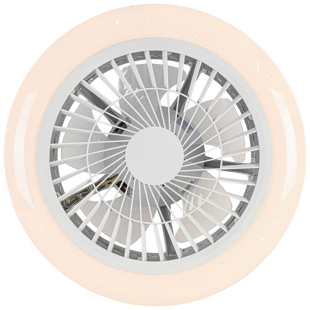 LED-Deckenleuchte Vin max. 30W + 5W RGB-LED - Weiss, Konventionell, Kunststoff/Metall (46/16cm) - Modern Living