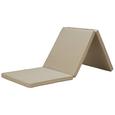 Lliegenauflage Polly - Taupe, MODERN, Textil (174/58/4cm) - Mömax modern living