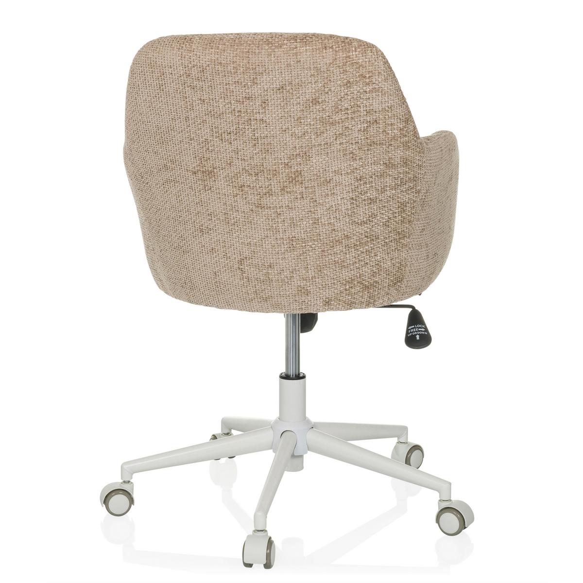 Vrtljivi Stol Solao Home, Bež - bela/bež, Moderno, kovina/umetna masa (58/78/60cm) - MID.YOU