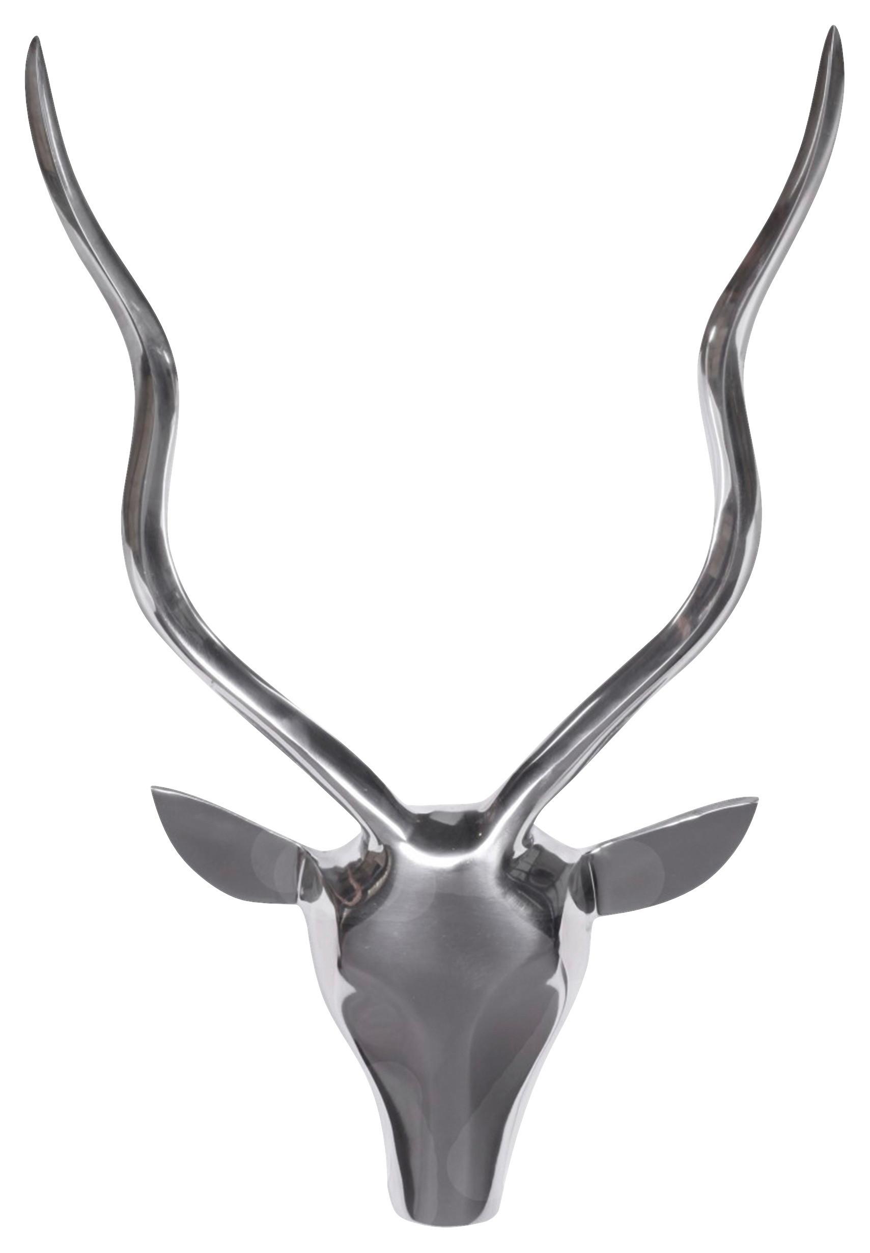 Wanddeko Wohnling Silberfarben - Silberfarben, MODERN, Metall (33/54/4cm) - MID.YOU