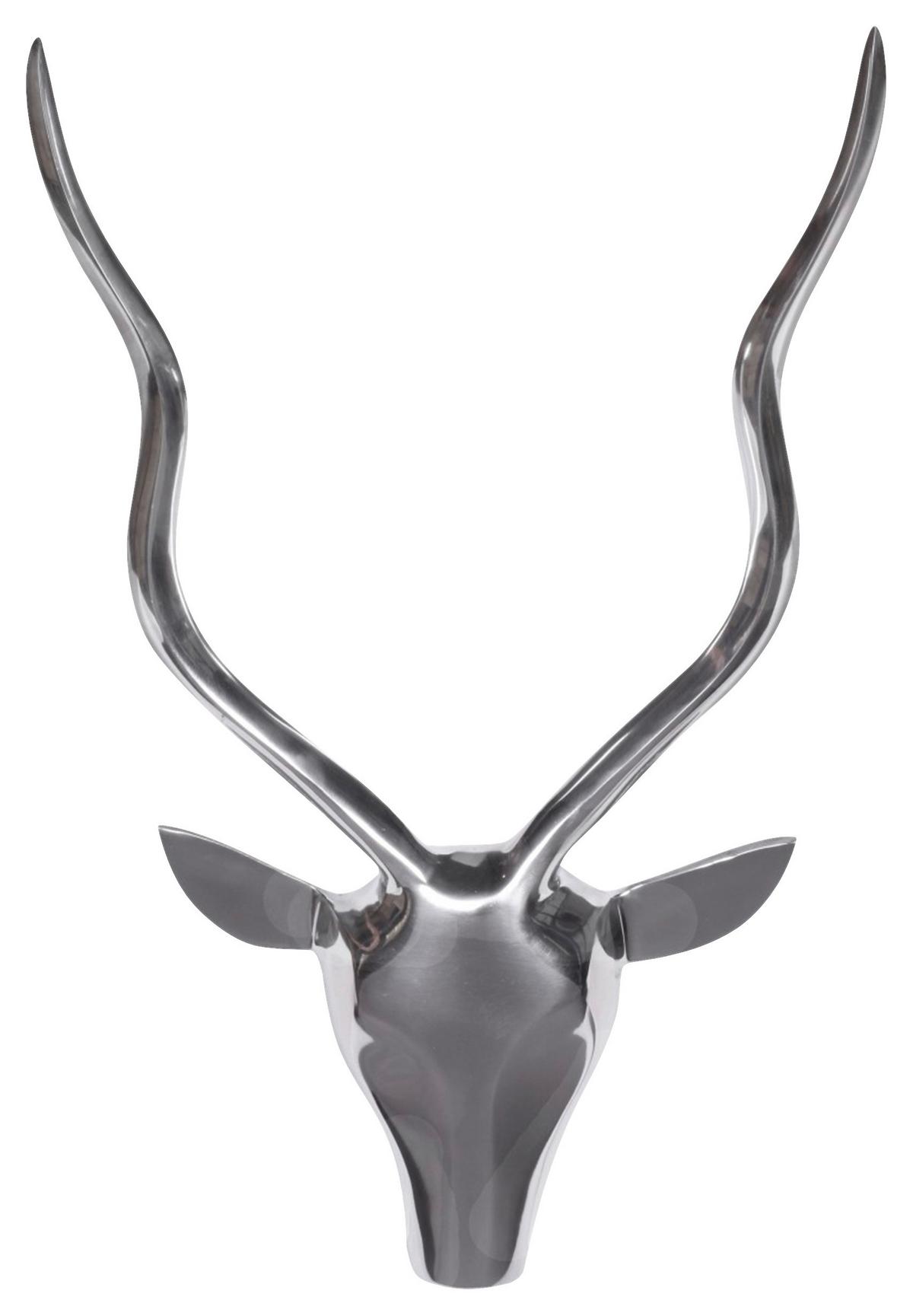 Wanddeko Wohnling Silberfarben - Silberfarben, MODERN, Metall (33/54/4cm) - MID.YOU