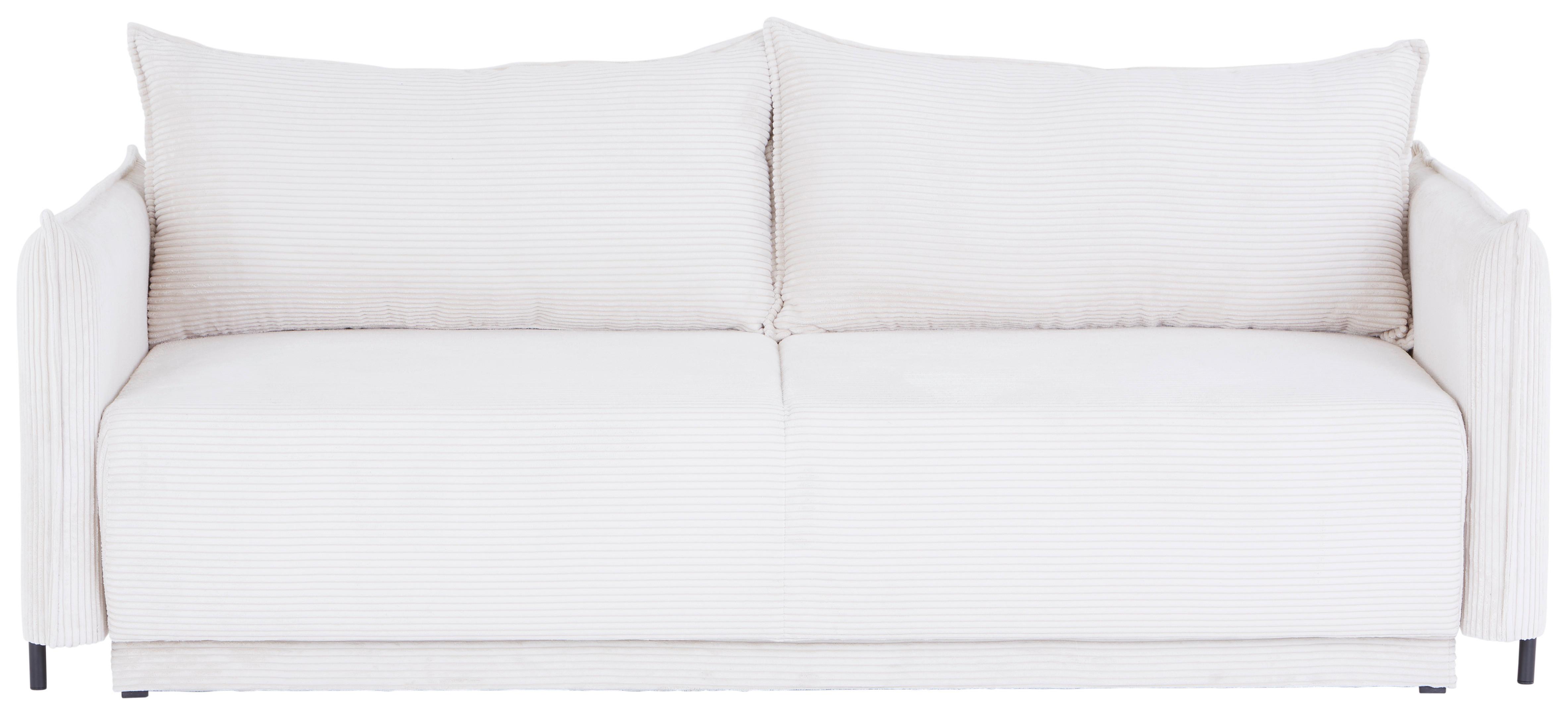Canapea extensibilă GIULIA - crem, Modern, textil (217/75-95/112cm) - Luca Bessoni