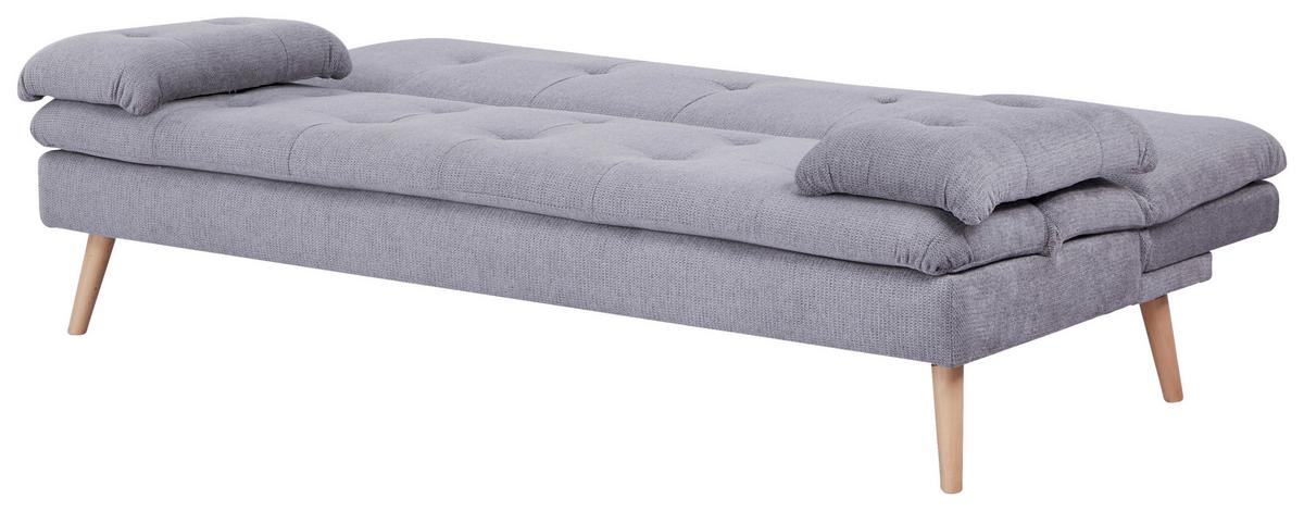 Zofa Armano, Posteljna Funkcija, Siva - siva/naravne barve, Basics, tekstil/les (190/83/87cm) - P & B