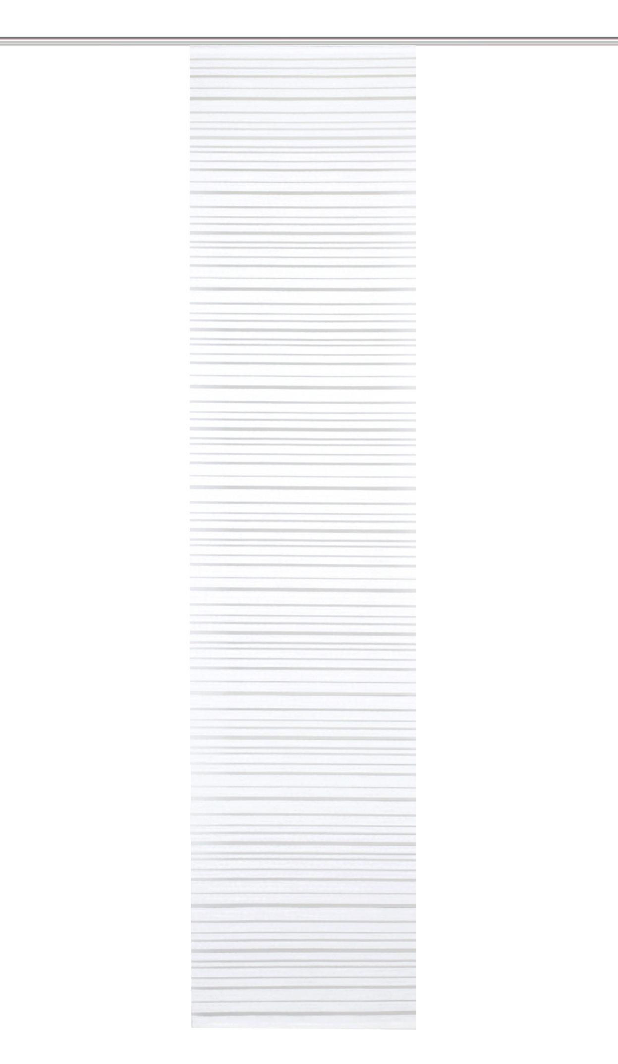 ZASŁONA PANELOWA FOLKE - biały, Design, tkanina (60/245cm)
