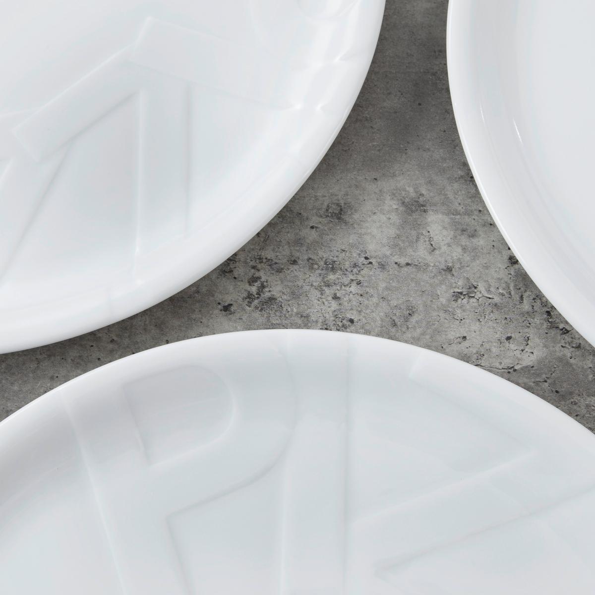 Set Krožnikov Za Pico Gourmet, 4-Delni - bela, keramika (32cm) - Creatable