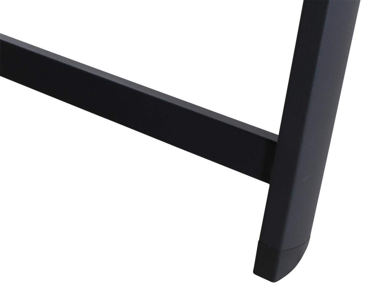 Garten-Relaxliegel Anthrazit Aluminium klappbar - Anthrazit, KONVENTIONELL, Textil/Metall (69/124/84cm) - Siena Garden