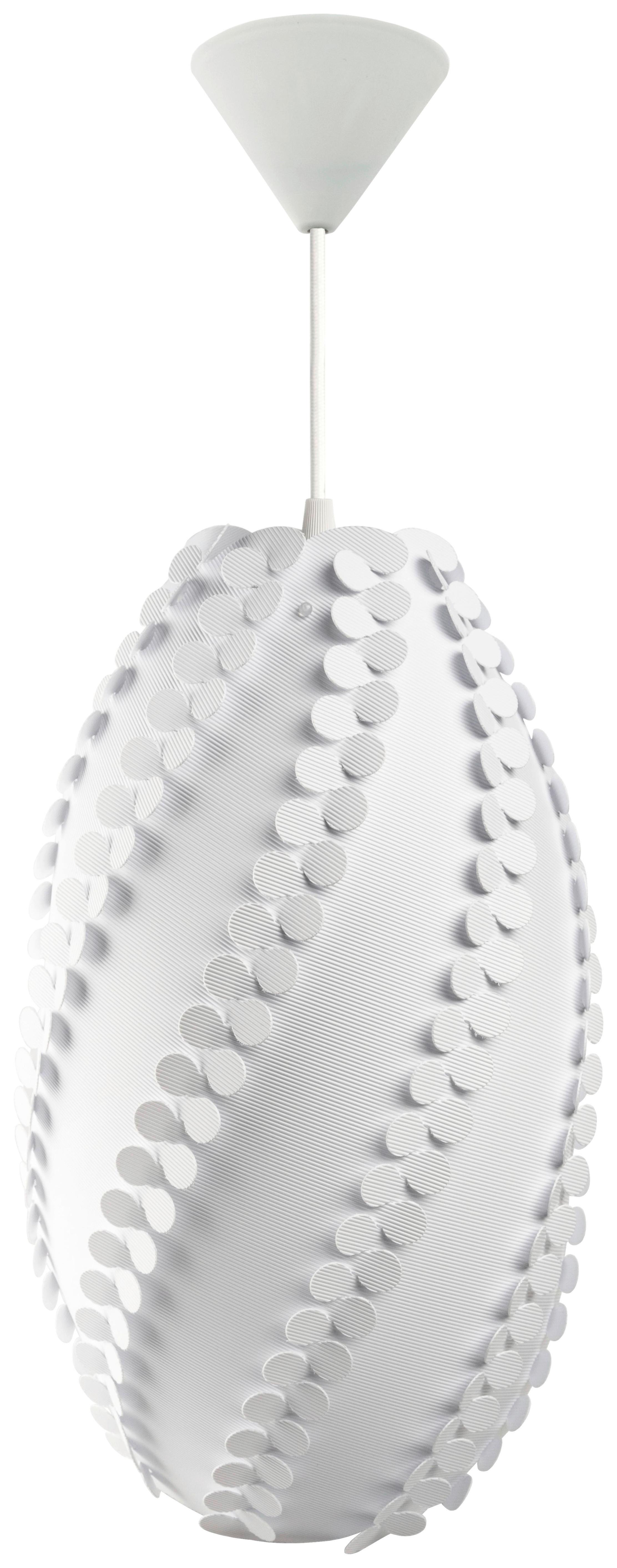 Hängeleuchte Raymond 110 Weiß - Weiss, Basics, Kunststoff (35/35/45cm) - Kayoom