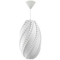 Hängeleuchte Raymond 110 Weiß - Weiss, Basics, Kunststoff (35/35/45cm) - Kayoom