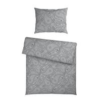 Bettwäsche Paisley Grau ca. 140x200cm - Grau, Textil (140/200cm) - Mömax