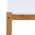 Badezimmerregal Mirella - Naturfarben/Weiß, KONVENTIONELL, Holz (40/95/30cm) - MÖMAX modern living