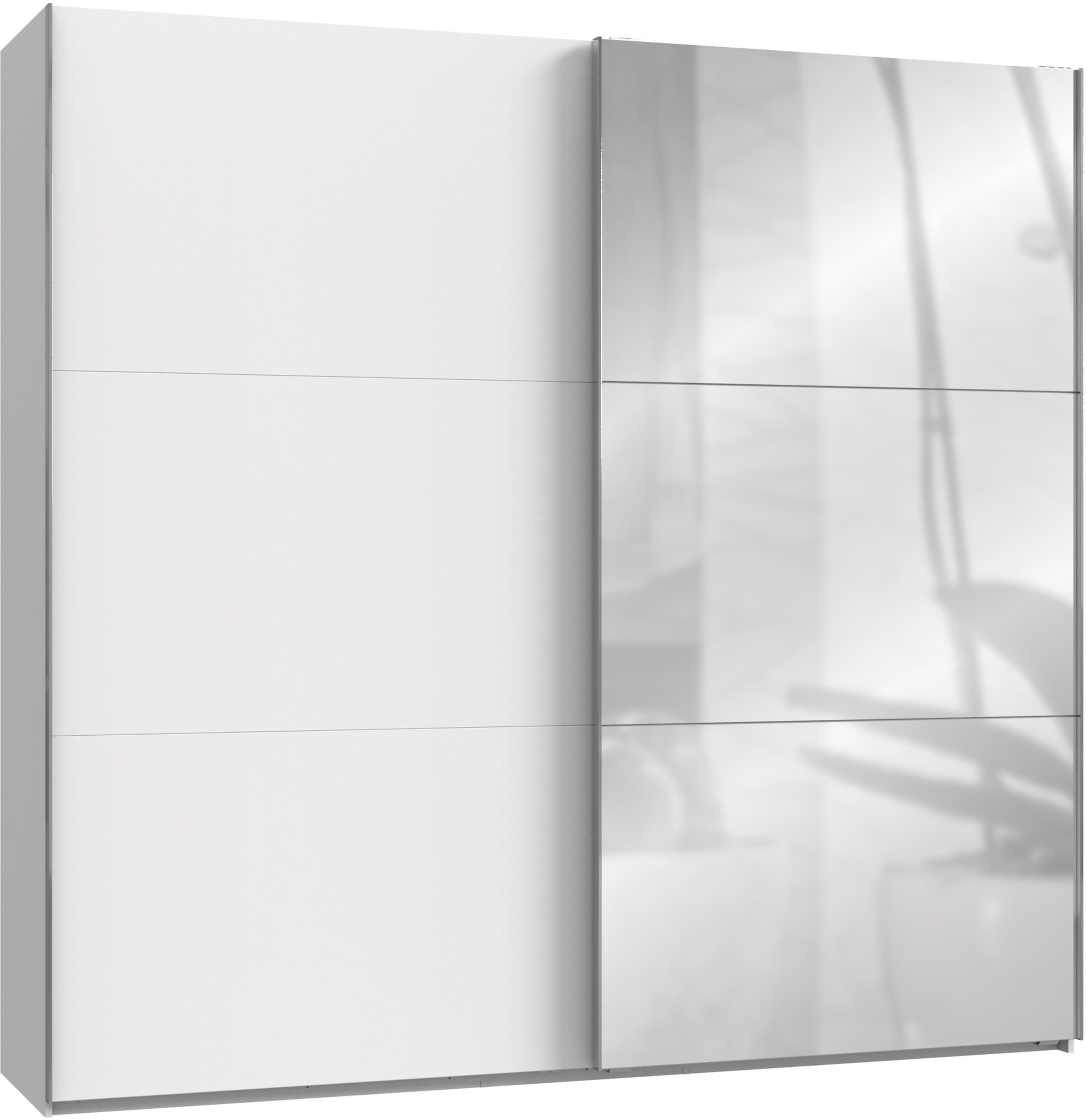 Ormar S Kliznim Vratima Level 36 A - bijela/boje kroma, Moderno, drvni materijal/metal (250/236/65cm) - Modern Living