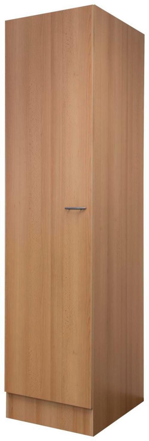 Geschirrschrank in Buchefarbe 'Nano' - Edelstahlfarben/Buchefarben, MODERN, Holzwerkstoff/Kunststoff (50/200/57cm) - FlexWell