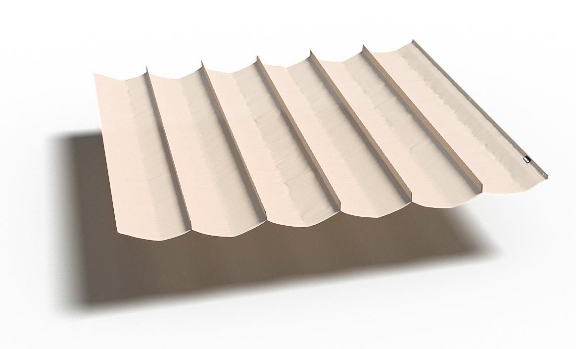 Sonnenschutz Coolfit Weiß - Weiß, MODERN, Kunststoff (290/1/400cm) - Gardenson