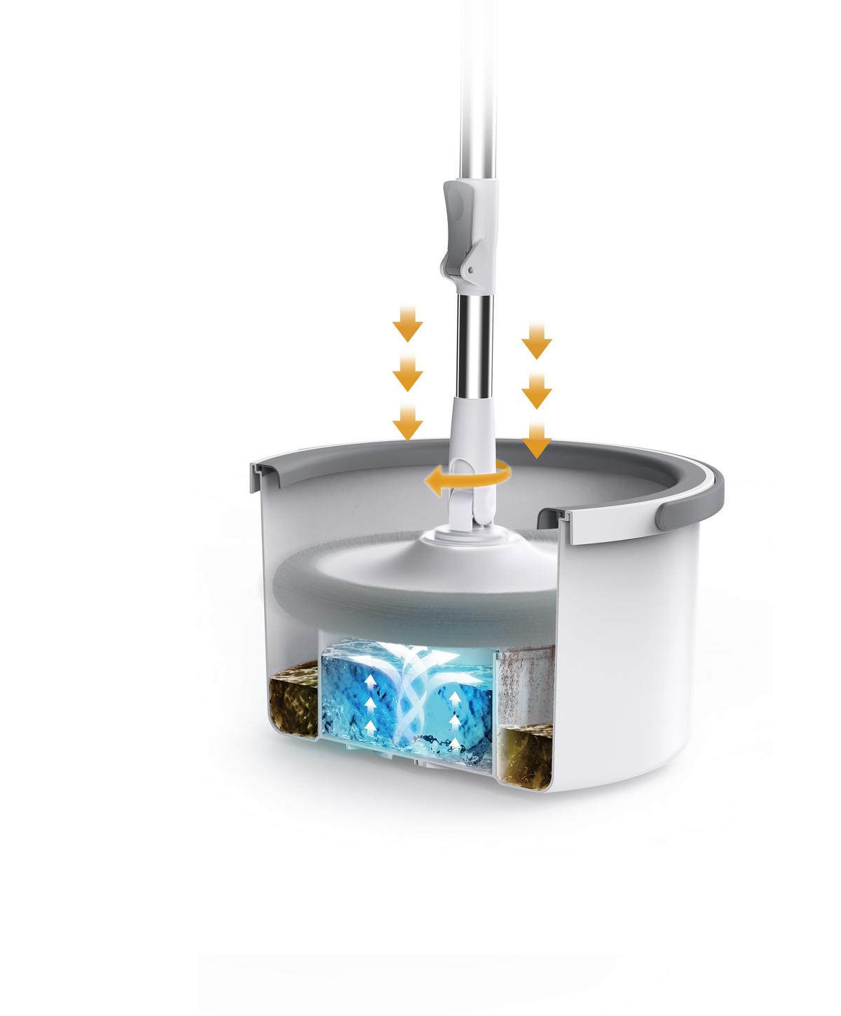 Felmosó Livington Clean Water Spin Mop - kék, Modern - Mediashop