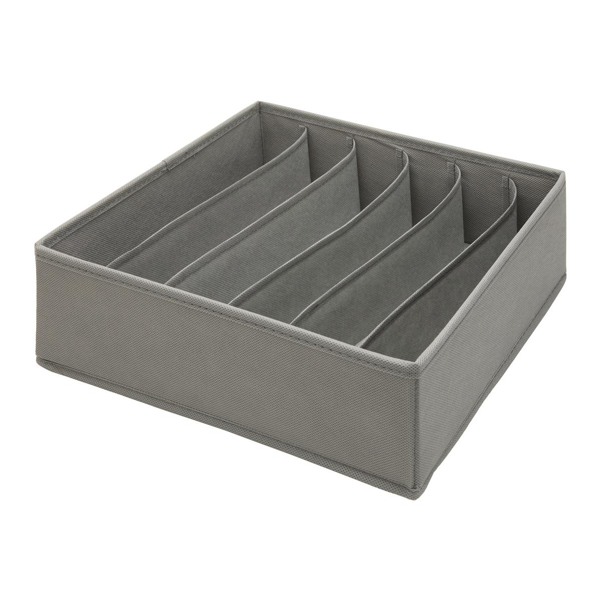 Set de cutii pentru depozitare Monk - gri închis, Modern, hârtie/textil - Mömax