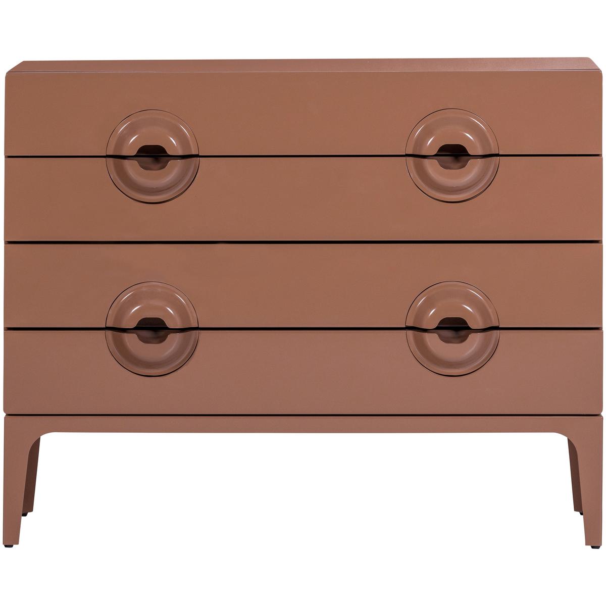 Kommode Merge Altrosa B: 110 cm - Altrosa, Design, Holz/Metall (110/89/44cm) - Livetastic