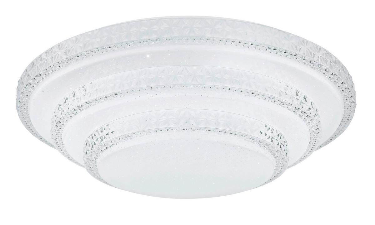 LED-Deckenleuchte Magnifique max. 30 Watt - Weiß, MODERN, Kunststoff/Metall (49,5/13cm)