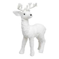Ukrasna Figura Jelen Sliv - bijela, Basics, plastika (30/11/45cm)