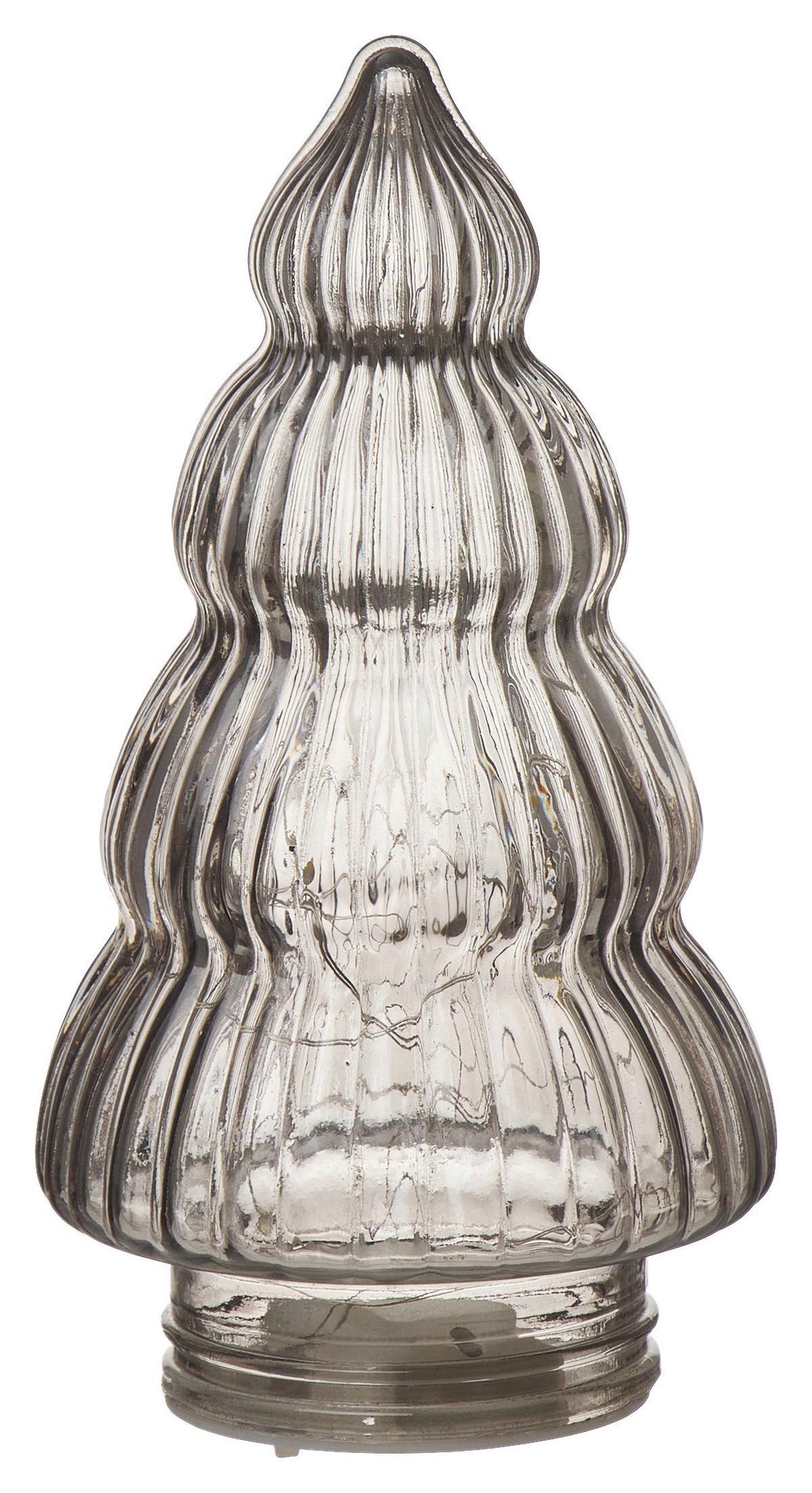 Dekobaum Leonie Taupe - Taupe, Glas/Kunststoff (9,8/18cm) - Mömax