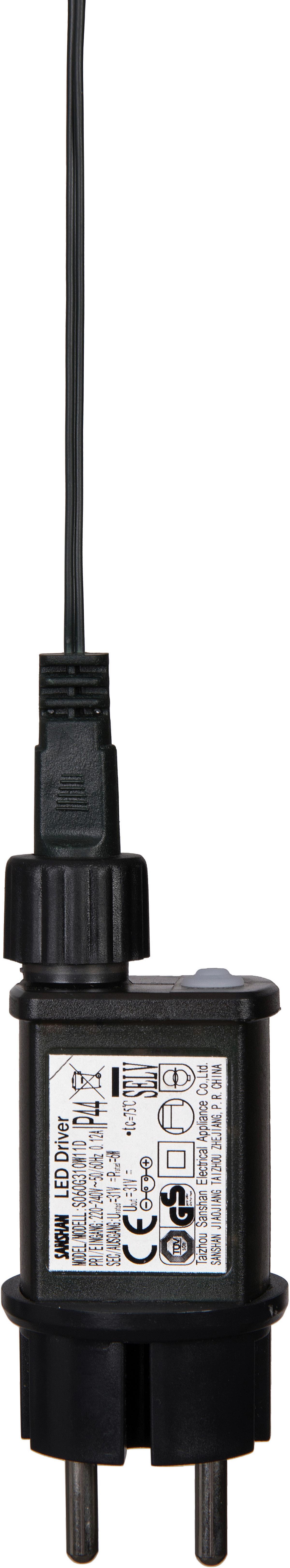 Fényfüzér Meri 19,5m - zöld, Konventionell, műanyag (1950cm) - Premium Living