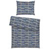 Bettwäsche Adam Blau/Beige ca. 140x200cm - Blau/Beige, MODERN, Textil (140/200cm) - Mömax