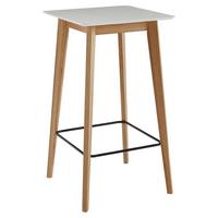 Barska Miza Wohnling - bela, Moderno, leseni material/les (60/110/60cm) - MID.YOU