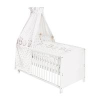 ZESTAW DO ŁÓŻKA SZCZEBELKOWEGO 5210317140 - biały, Basics, tkanina (100/135cm) - Zöllner