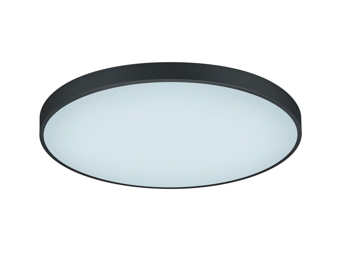 LED-Deckenleuchte Waco Schwarz max. 51 Watt - Schwarz, Design, Metall (75/6,5cm) - Trio Leuchten