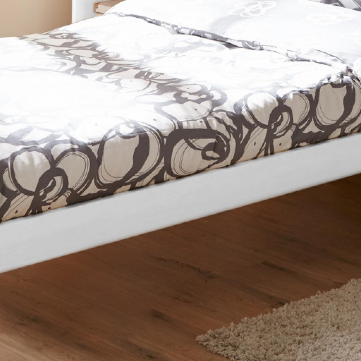 Bett "Nadine", aus Kiefer, weiß - Weiß, KONVENTIONELL, Holz (90/200cm) - MID.YOU