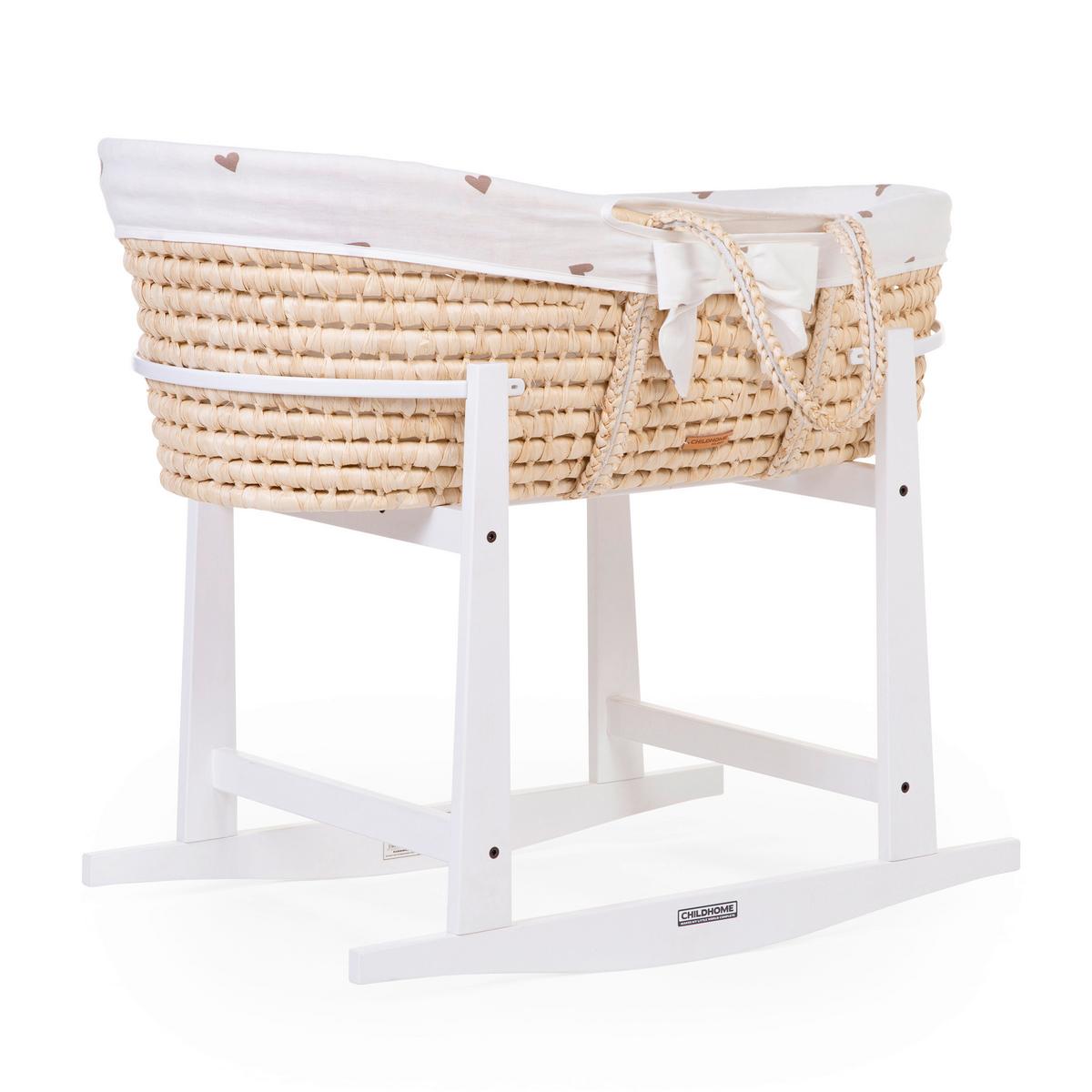 STELAŻ DO KOŁYSKI RSMBWH2 SCHAUKELGESTELL WIEGE - biały, Konventionell, materiał drewnopochodny (85/46/54cm) - Childhome