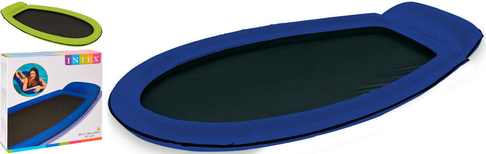 Gumimatrac Intex - kék/zöld, Basics, műanyag (94/179cm) - Intex