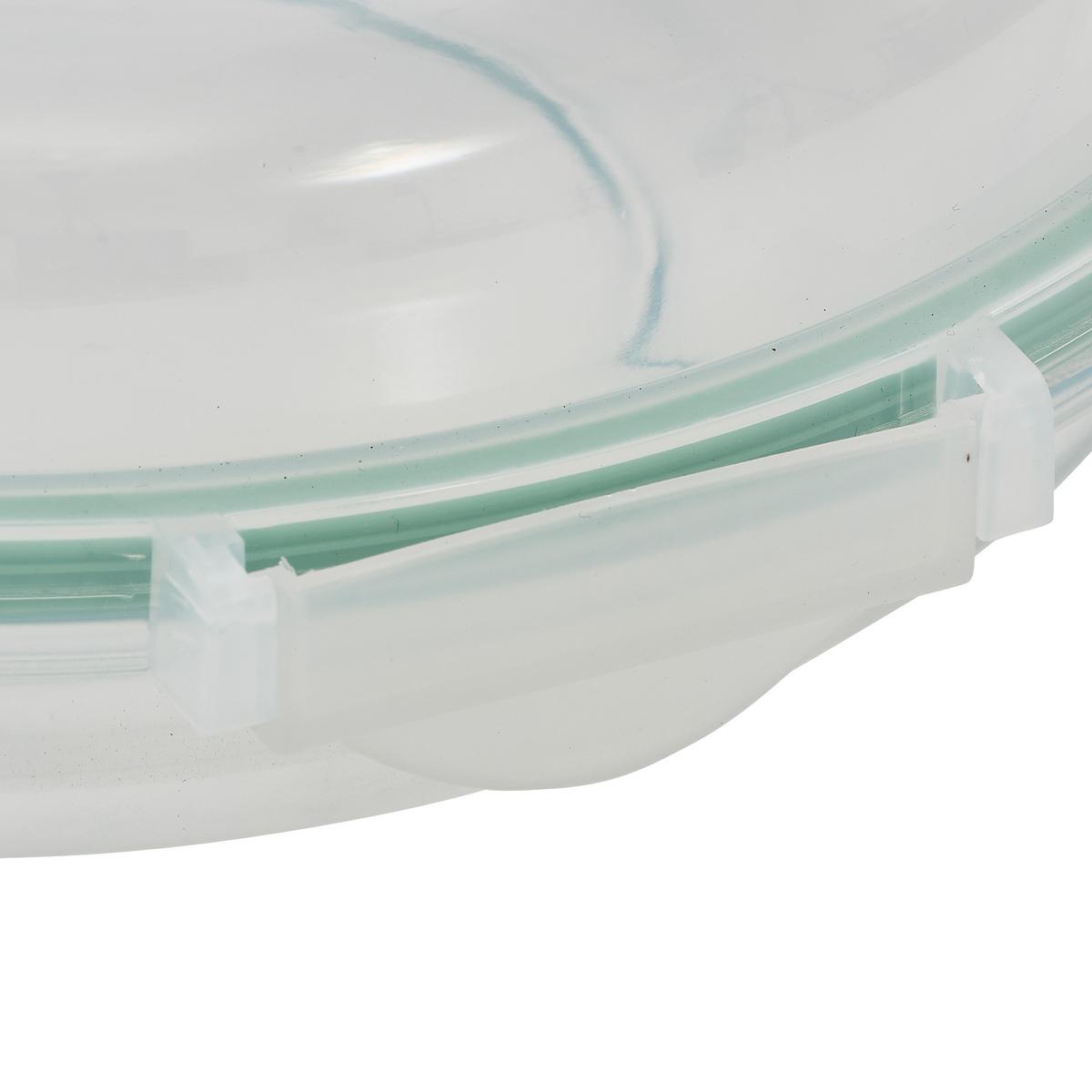 Cutie gustări Box cca. 1,2 l - verde/transparent, Basics, plastic/sticlă (1,2l)