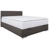 Tapecirani Krevet Cosi - boje kroma/antracit, Konvencionalno, drvo/metal (140/200cm)