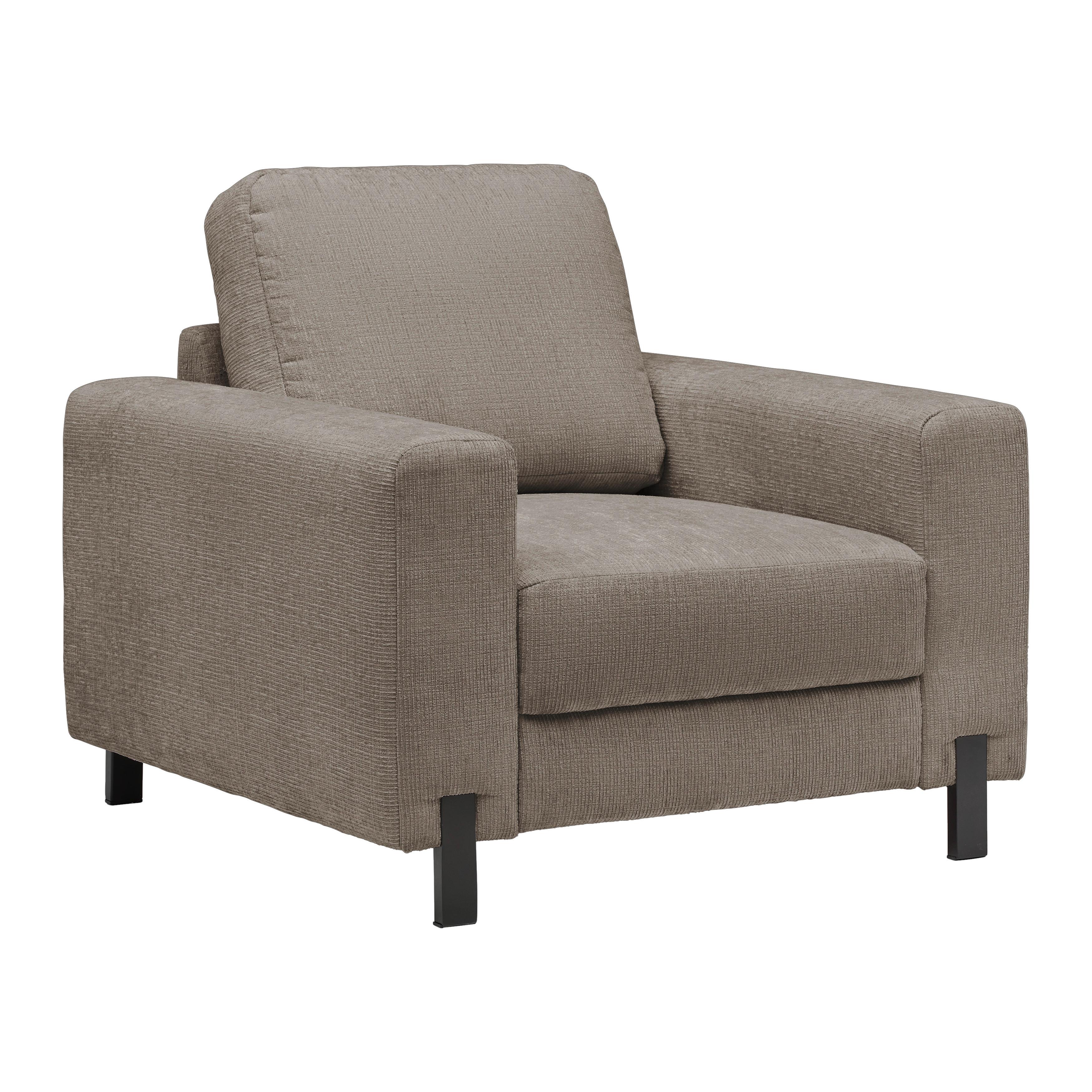 Sessel Piega Hellgrau - Hellgrau/Schwarz, MODERN, Textil/Metall (99/66-87/96cm) - Mömax