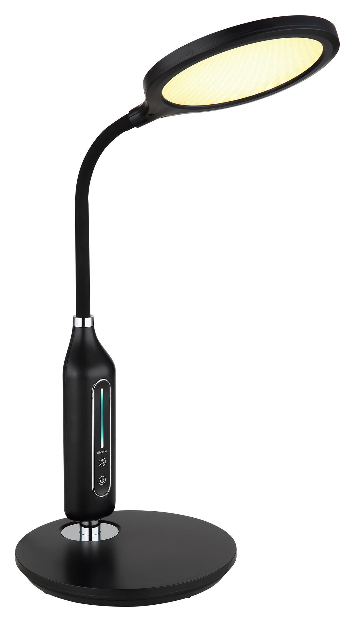 Svjetiljka Stolna Fruggy - crna, Trend, plastika (30/18,5/40,7cm) - Globo