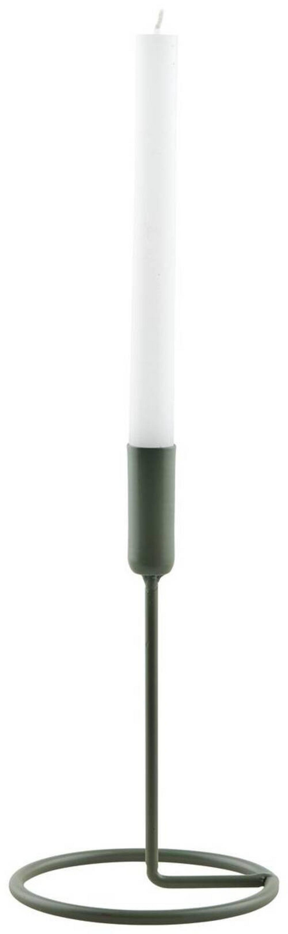 Gyertyatartó Nerol - zöld, Modern, fém (12.5/21cm) - Modern Living