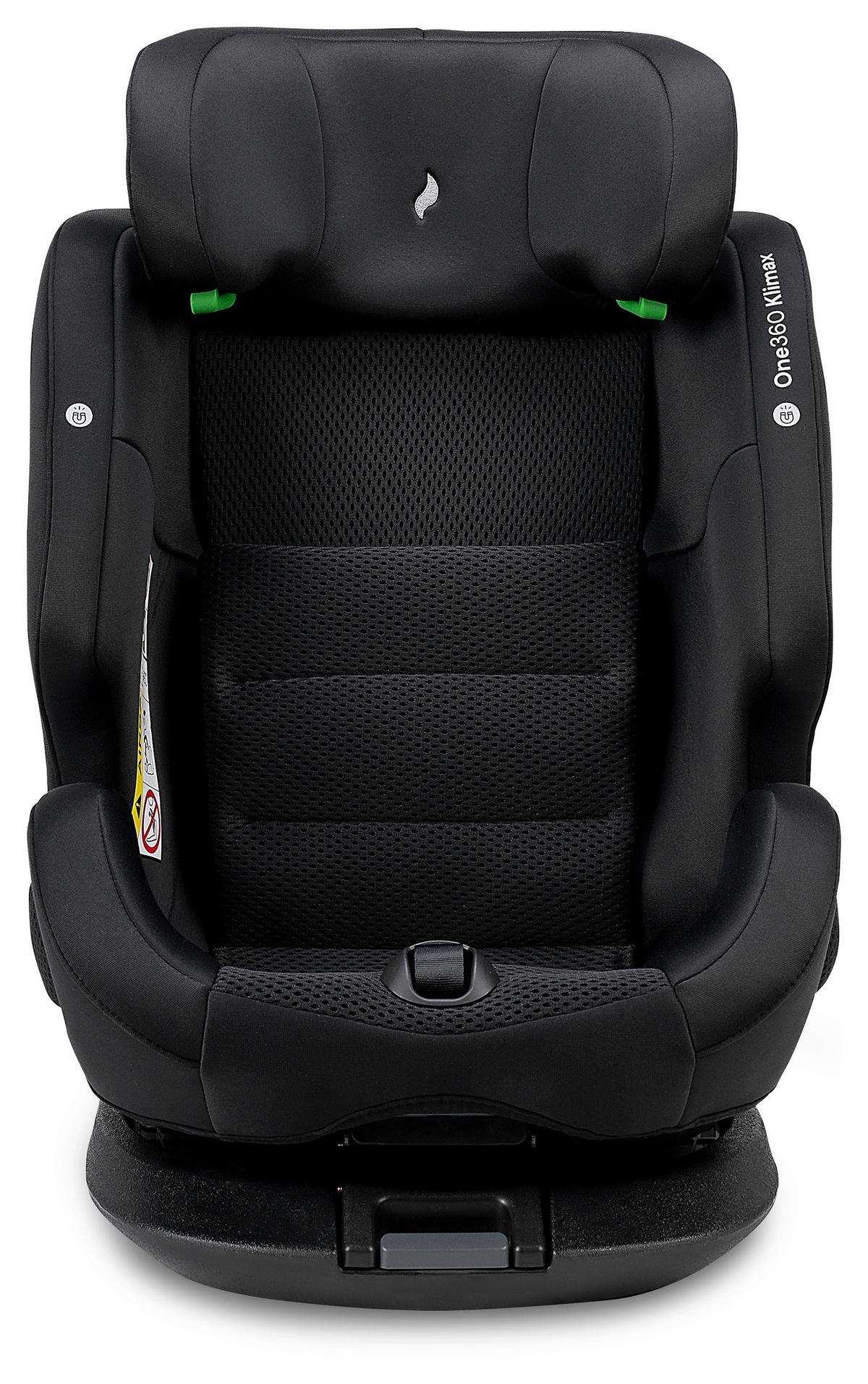 FOTELIK SAMOCHODOWY OBROTOWY ONE360 KLIMAX - czarny, Basics, tkanina (48/43/58cm) - Osann
