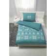 Bettwäsche Konrad Mineralblau 140x200cm - Blau, MODERN, Textil (140/200cm) - Mömax modern living