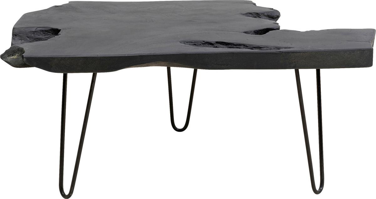 STOLIK KAWOWY ASPEN - czarny, Design, metal/drewno (100/40/40cm) - Kare-Design