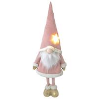 LED-es Manó Eddy - pink/fehér, Konventionell, műanyag/kő (31/80/20cm) - Mömax