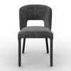 CHAISE ANEA - gris foncé, MODERN, métal/textile (52/79/55,5cm) - Bessagi Home