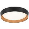 LED-TAKLAMPA LIA - vit, Klassisk, metall/trä (39/39/7cm) - Mömax